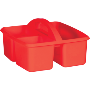TCR20910 Red Plastic Storage Caddy Image