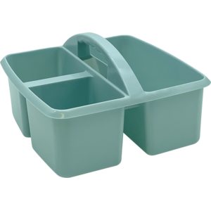 TCR20953 Calming Blue Plastic Storage Caddy Image