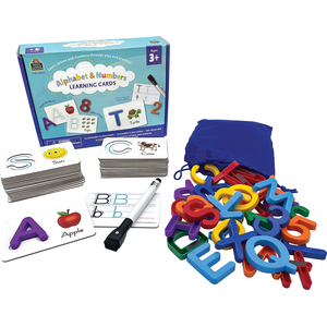 TCR21034 Alphabet & Numbers Learning Cards Image