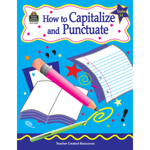 TCR2329 How to Capitalize and Punctuate, Grades 3-5 Image