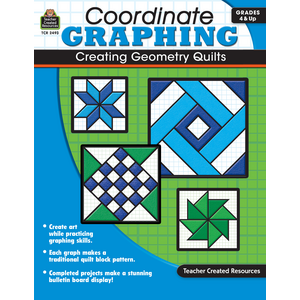 TCR2493 Coordinate Graphing: Creating Geometry Quilts Grade 4 & Up Image
