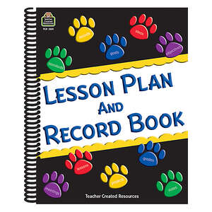 TCR2551 Paw Prints Lesson Plan and Record Book Image