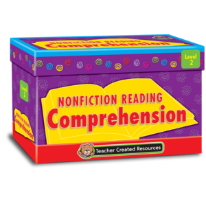 TCR2552 Nonfiction Reading Comprehension Cards Level 2 Image