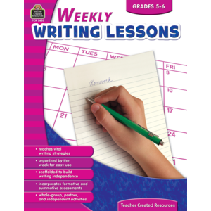 TCR2635 Weekly Writing Lessons Grades 5-6 Image