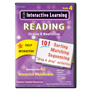 TCR2657 Interactive Learning: Reading Fiction & Nonfiction Grade 4 Image