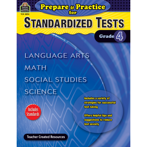TCR2894 Prepare & Practice for Standardized Tests Grade 4 Image
