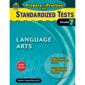TCR2897 Prepare & Practice for Standardized Tests: Lang Arts Grade 7 Image