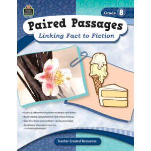 TCR2918 Paired Passages: Linking Fact to Fiction Grade 8 Image