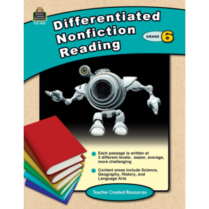 TCR2923 Differentiated Nonfiction Reading Grade 6 Image