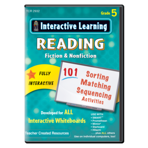TCR2932 Interactive Learning: Reading Fiction & Nonfiction Grade 5 Image