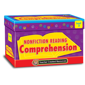 TCR3055 Nonfiction Reading Comprehension Cards Level 3 Image