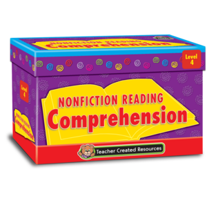 TCR3056 Nonfiction Reading Comprehension Cards Level 4 Image