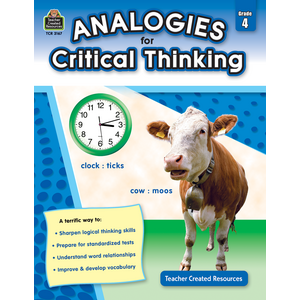 TCR3167 Analogies for Critical Thinking Grade 4 Image