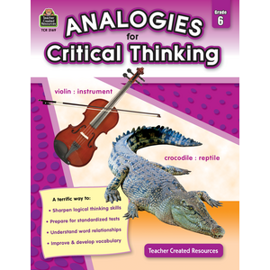 TCR3169 Analogies for Critical Thinking Grade 6 Image