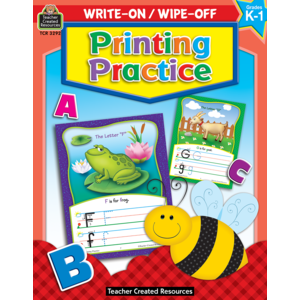 TCR3292 Write-On/Wipe-Off Book: Printing Practice Image