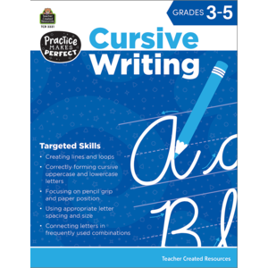 TCR3331 Practice Makes Perfect: Cursive Writing Image