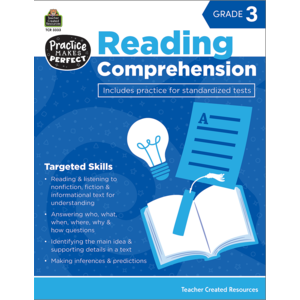 TCR3333 Practice Makes Perfect: Reading Comprehension Grade 3 Image