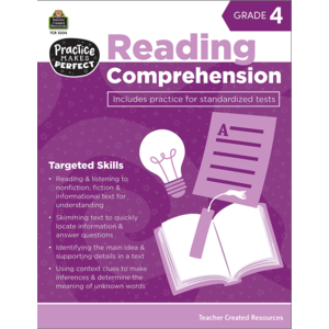 TCR3334 Practice Makes Perfect: Reading Comprehension Grade 4 Image