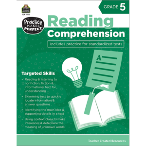 TCR3366 Practice Makes Perfect: Reading Comprehension Grade 5 Image