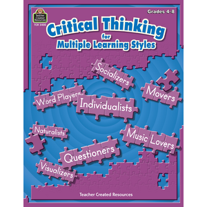 TCR3400 Critical Thinking for Multiple Learning Styles Image