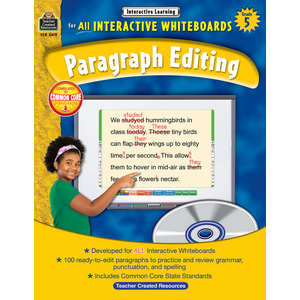 TCR3419 Interactive Learning: Paragraph Editing Grade 5 Image