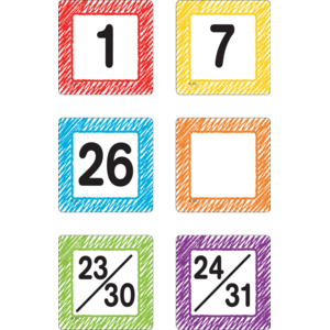 TCR3426 Scribble Calendar Days Image