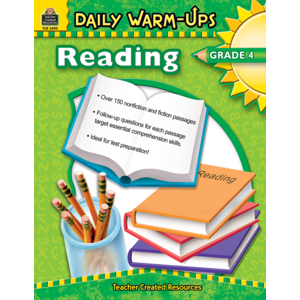 TCR3490 Daily Warm-Ups: Reading, Grade 4 Image