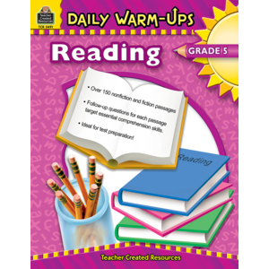 TCR3491 Daily Warm-Ups: Reading, Grade 5 Image