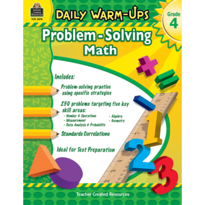 TCR3578 Daily Warm-Ups: Problem Solving Math Grade 4 Image