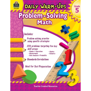 TCR3579 Daily Warm-Ups: Problem Solving Math Grade 5 Image