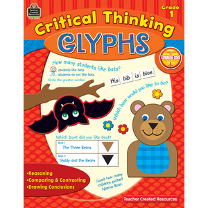 TCR3590 Critical Thinking Glyphs Grade 1 Image