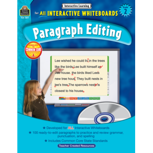 TCR3611 Interactive Learning: Paragraph Editing Grade 2 Image