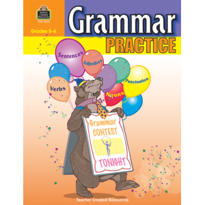 TCR3622 Grammar Practice for Grades 5-6 Image