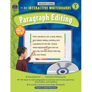 TCR3631 Interactive Learning: Paragraph Editing Grade 3 Image