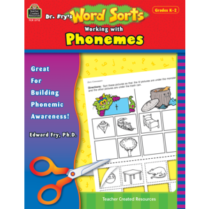 TCR3712 Dr. Fry's Word Sorts: Working with Phonemes Image