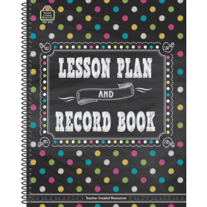 TCR3716 Chalkboard Brights Lesson Plan and Record Book Image