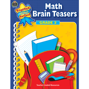 TCR3753 Math Brain Teasers Grade 3 Image