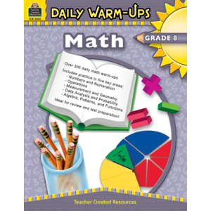 TCR3803 Daily Warm-Ups: Math Grade 8 Image
