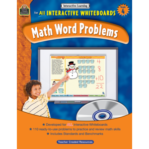 TCR3855 Interactive Learning: Math Word Problems Grade 4 Image