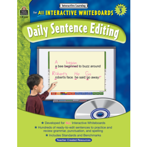 TCR3885 Interactive Learning: Daily Sentence Editing Grade 3 Image