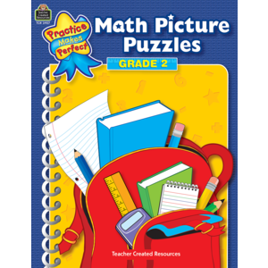 TCR3907 Math Picture Puzzles Grade 2 Image