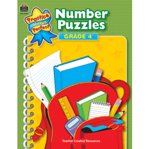 TCR3909 Number Puzzles Grade 4 Image