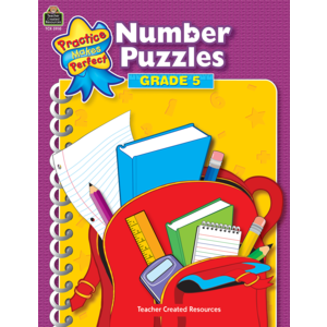 TCR3910 Number Puzzles Grade 5 Image