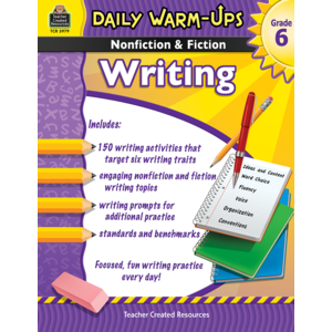TCR3979 Daily Warm-Ups: Nonfiction & Fiction Writing Grade 6 Image