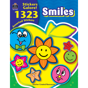 TCR4223 Smiles Sticker Book Image