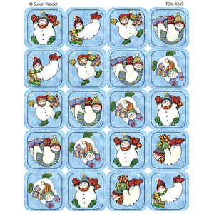 TCR4247 Snowmen Stickers from Susan Winget Image