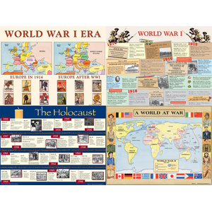 TCR4425 The World Wars Bulletin Board Display Set Image