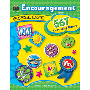 TCR4434 Encouragement Sticker Book Image