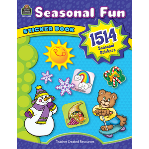 TCR4435 Seasonal Fun Sticker Book Image