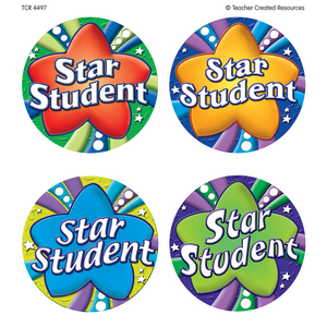 TCR4497 Star Student Wear 'Em Badges Image